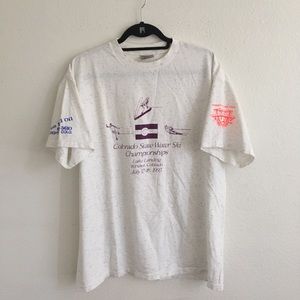 Vintage 90s Colorado ski tee